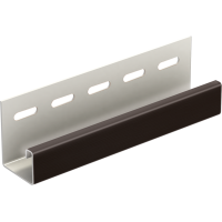 J-планка к Софиту PRO Тёмно коричневый